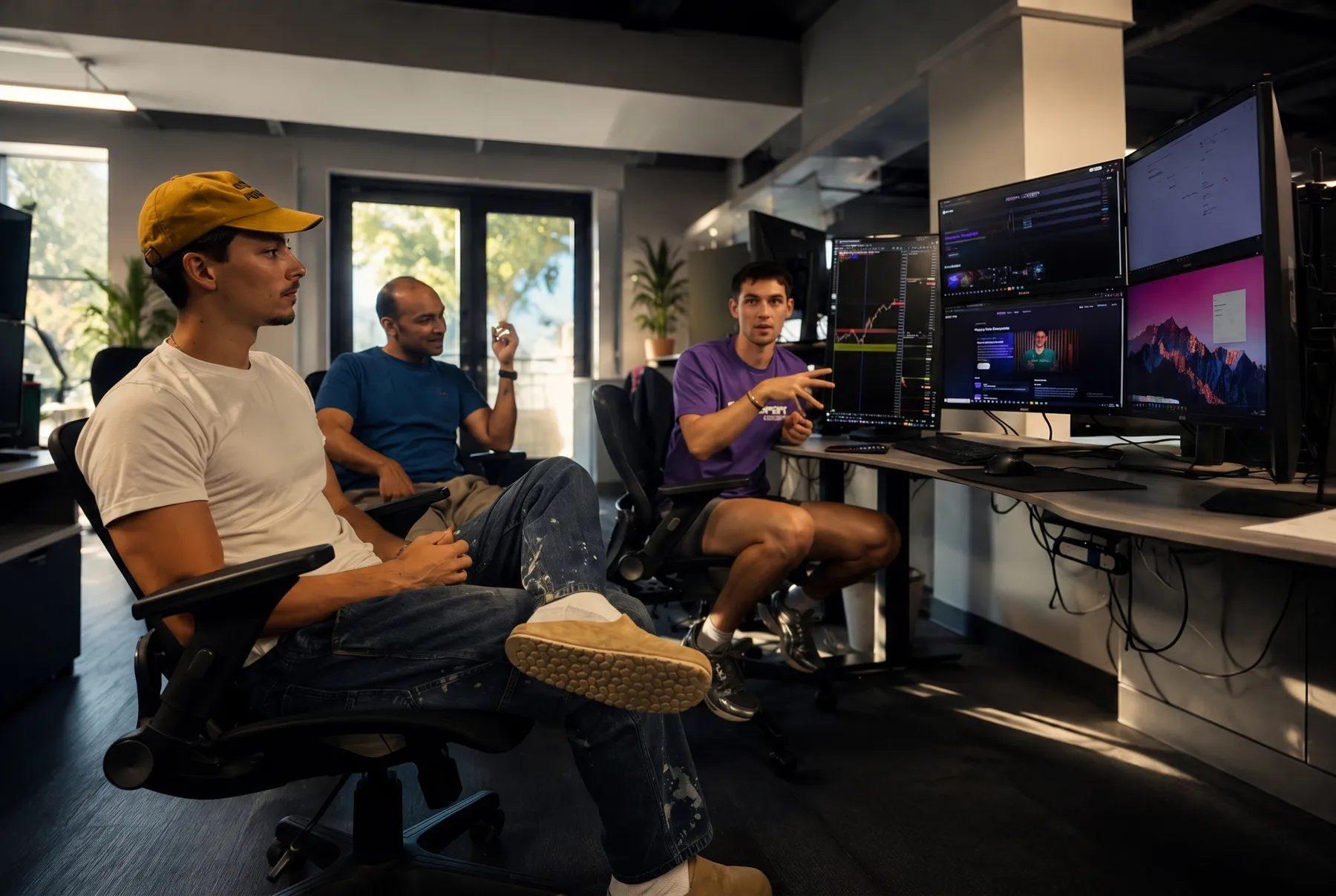 GAPAT traders working together on the trading floor